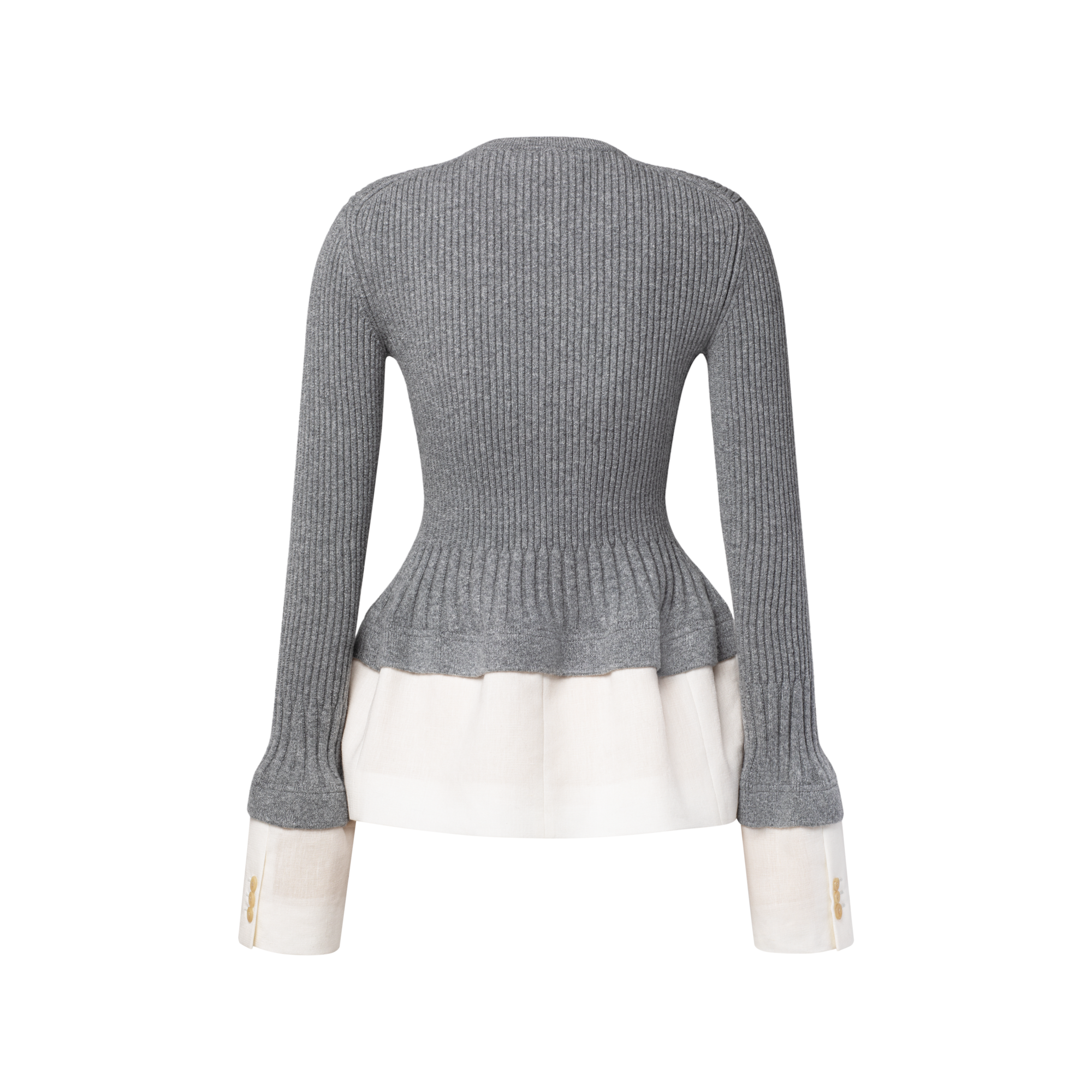 LOUIS VUITTON レディースニット　L Blazer Insert Trompe L'Oeil Knit Top - Fall-Winter 2026 Collection